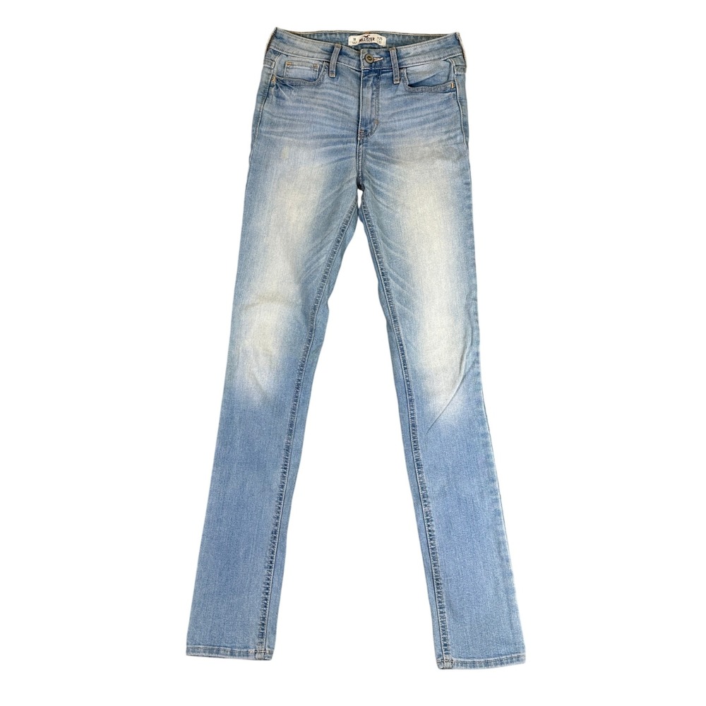 Hollister High Rise Skinny Jeans Light Wash Denim W25 L31 Size 1R